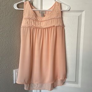 Loft peach blouse